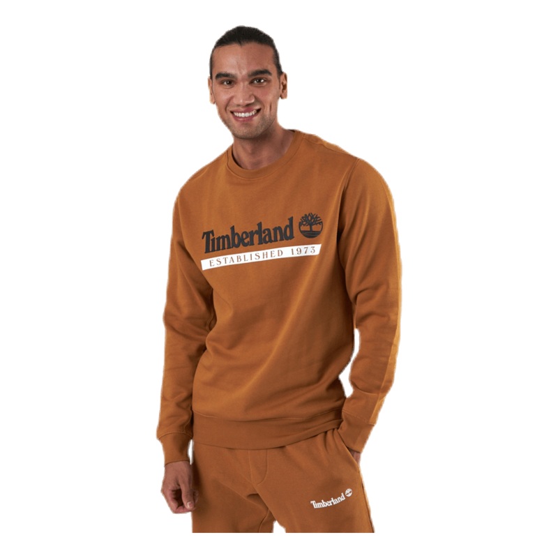 Yc Established 1973 Crew Neck Sweatshirt Wheat