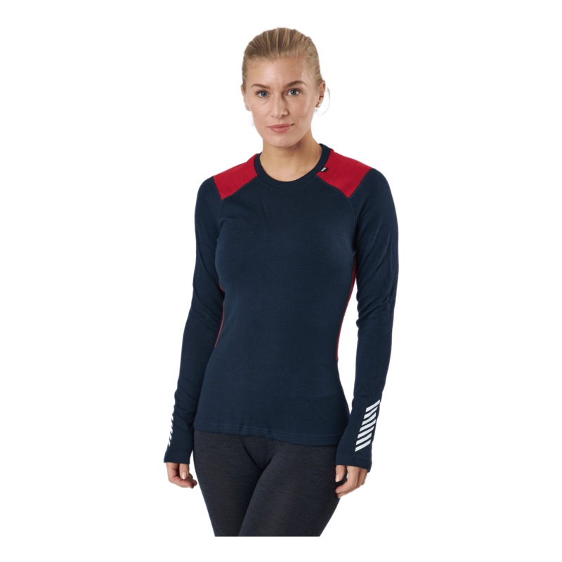 W Lifa Merino Midweight Crew 598 Navy