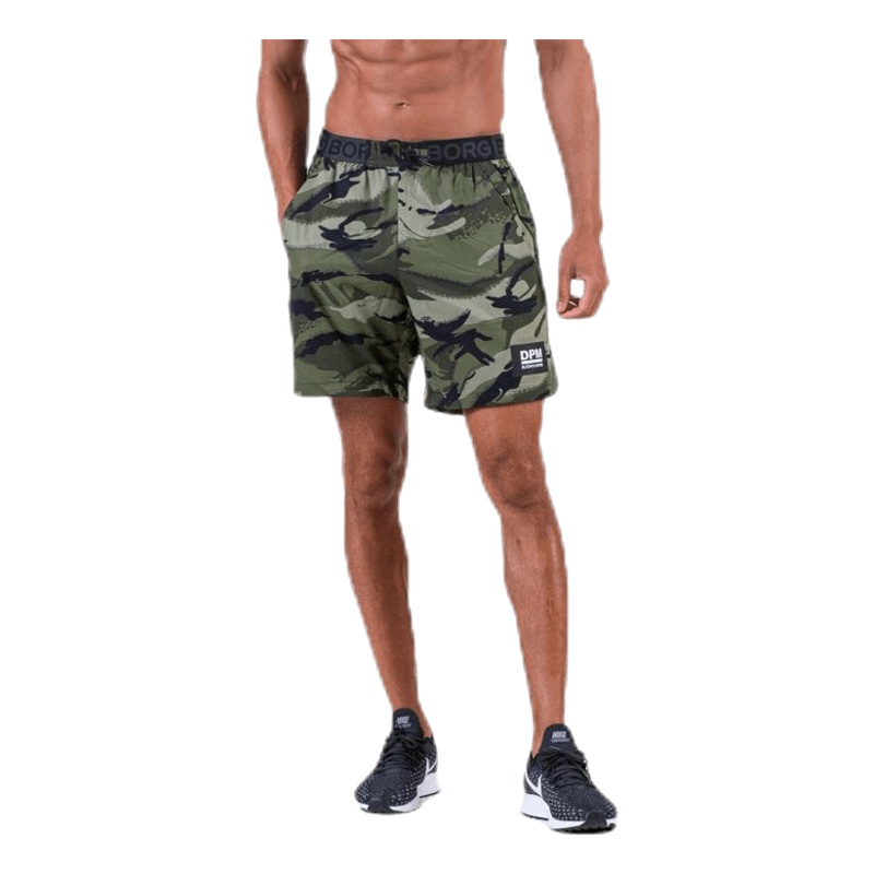 Attis Woven Shorts 7 Patterned/Green