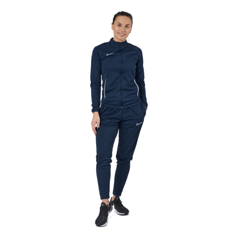 Women Knit Soccer Tracksuit Obsidian/white/white