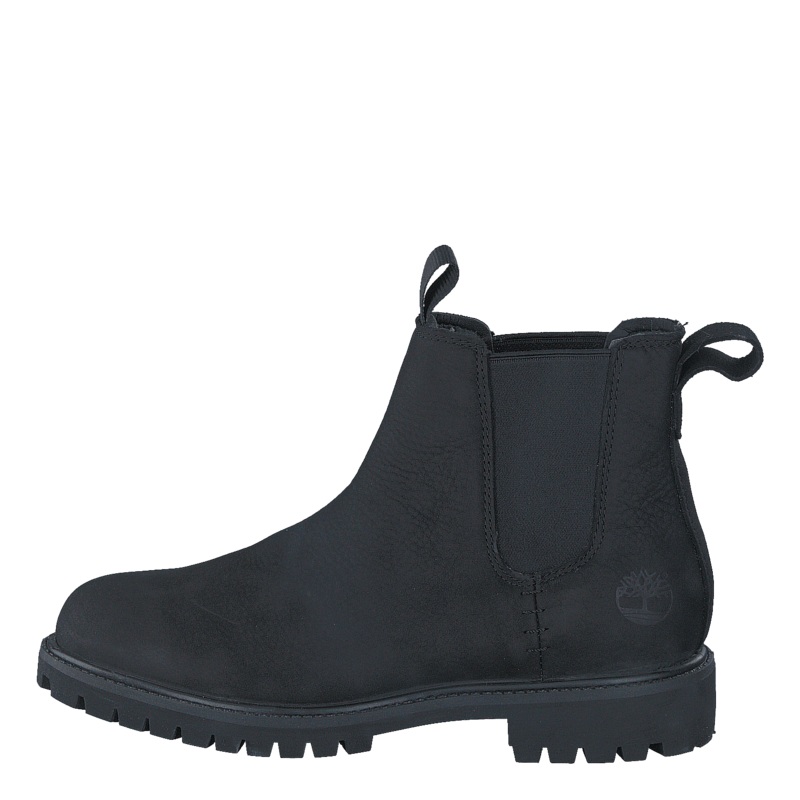 6 in Premium Chelsea Jet Black Vecchio