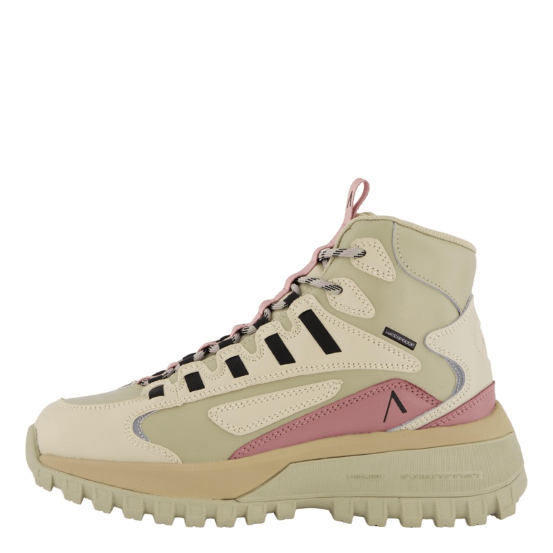 Apaze Hightop Leather Hl T-s19 Eucalyptus Oyster Gray