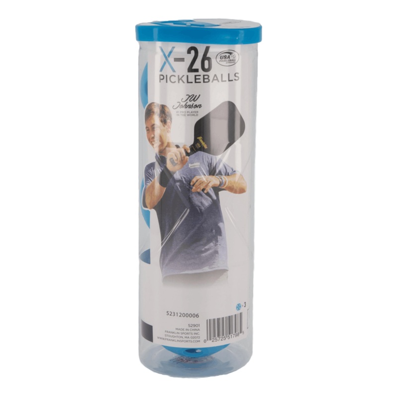 X-26 Indoor Pickleball 3 Pck. Blue