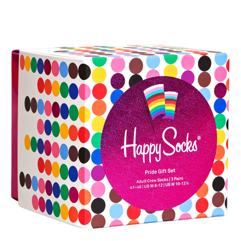3-pack Pride Socks Gift Set Beige