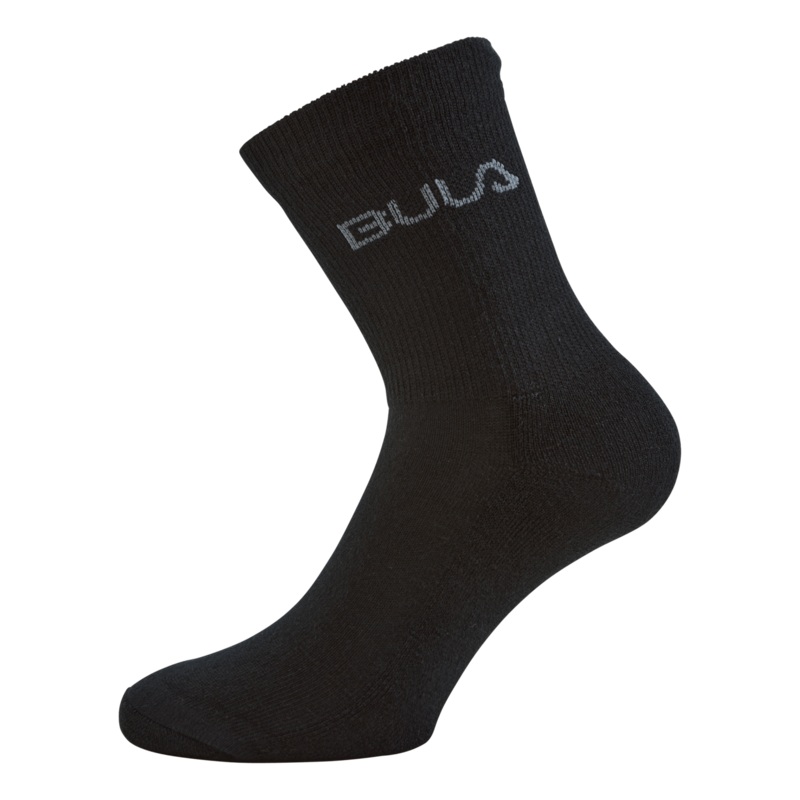 2pk Wool Sock, Web Black|S|M|L