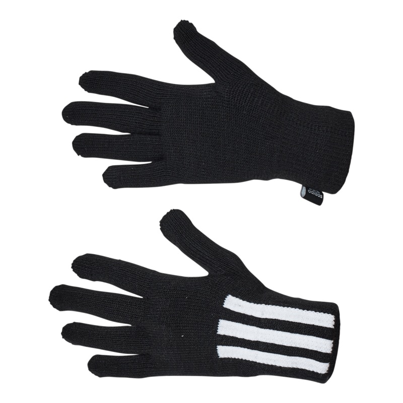 3Stripes Gloves Conductive Black / White / White