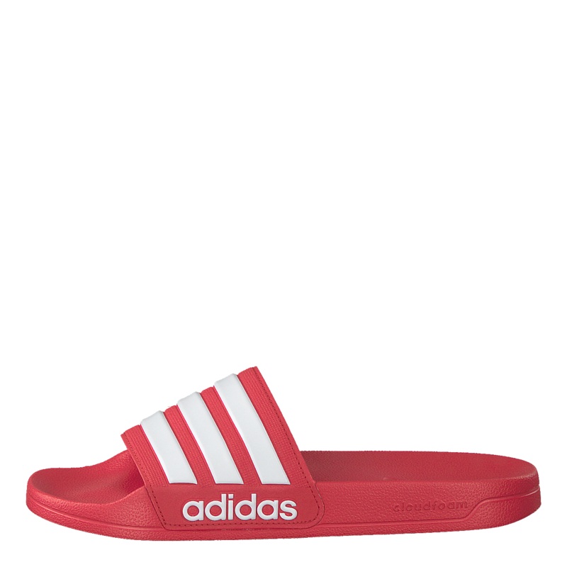 Adilette Cloudfoam Slides Scarlet / Footwear White / Scarlet