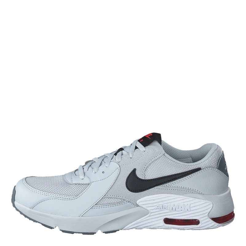 Air Max Excee Gs Grey Fog/white/track Red/black