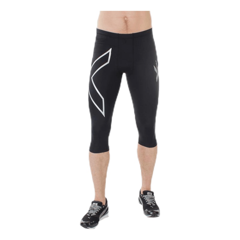 3/4 Compression Tights Black|XXL