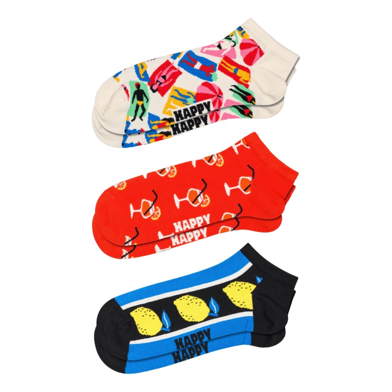 3-pack Lazy Day Low Socks White