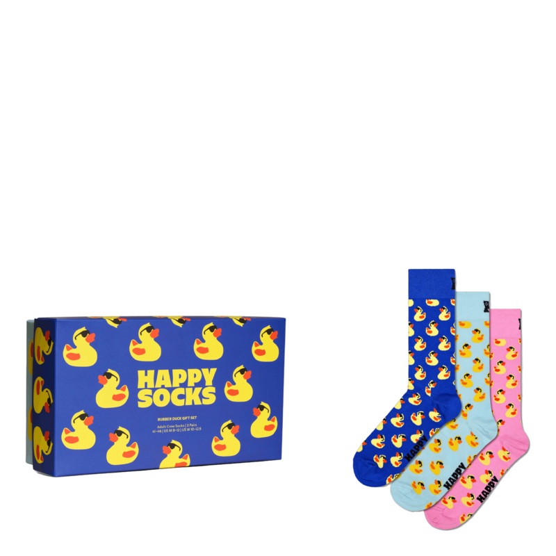 3-pack Rubber Duck Socks Gift  Blue