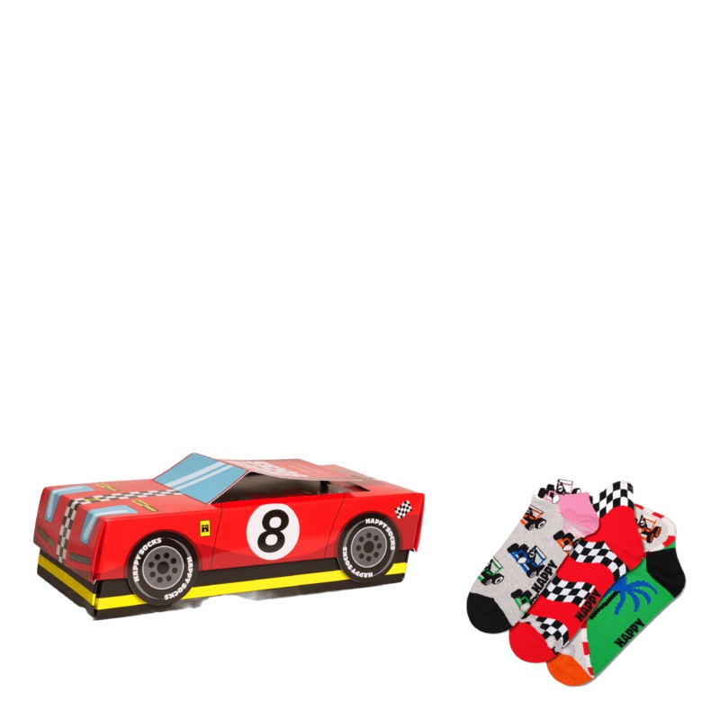 3-pack Top Racer Socks Gift Se Red