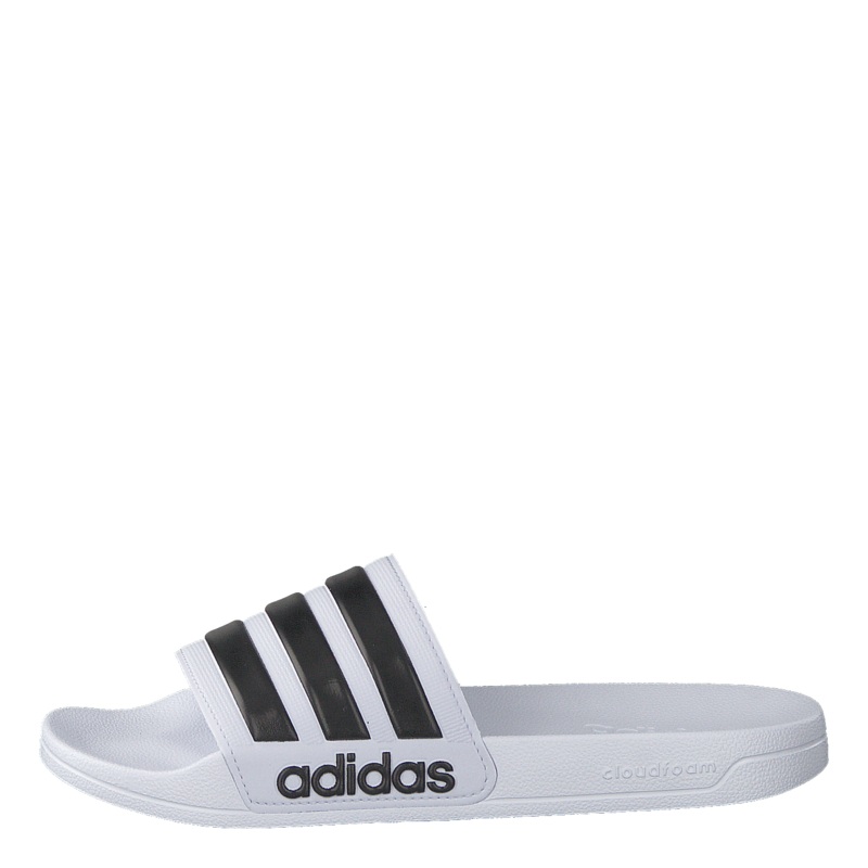 Adilette Cloudfoam Slides Cloud White / Core Black / Cloud White