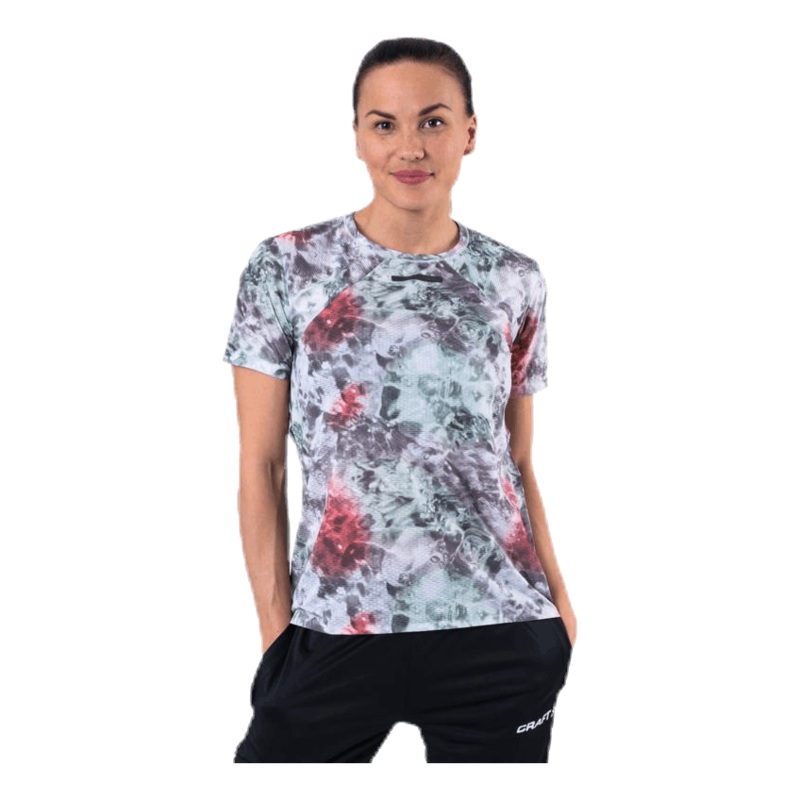 Vent Mesh SS Tee Patterned|XS