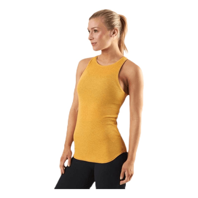 Yoga Luxe Rib Tank Yellow|XL
