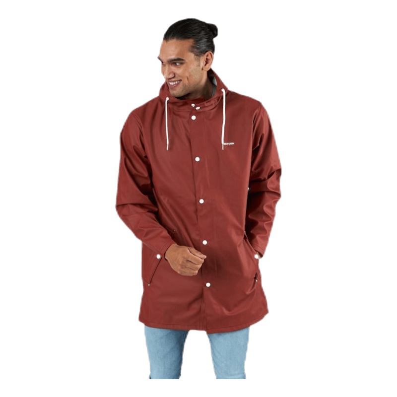 Wings Rain Jacket Brown/Red|XS