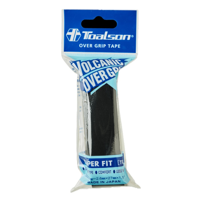 Volcanic Over Grip 1P Black|ONESIZE