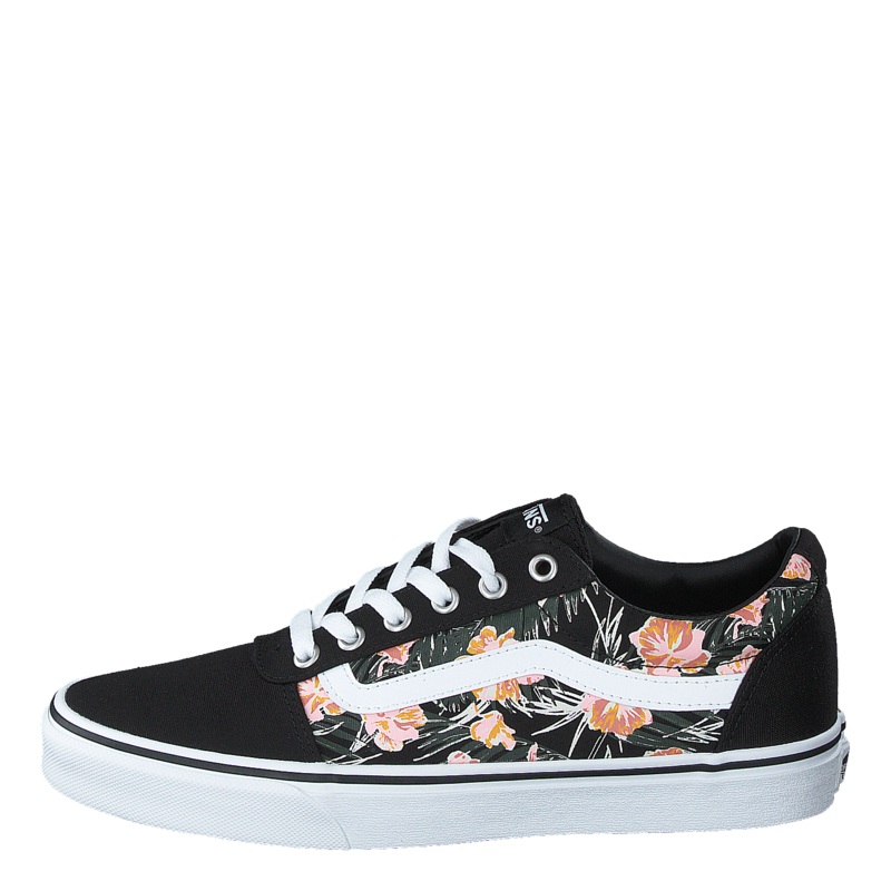 Wm Ward (palm Floral) Black/white
