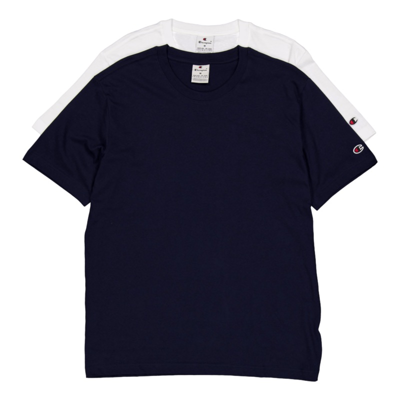 2pack Crew-neck White|S|M|L|XL