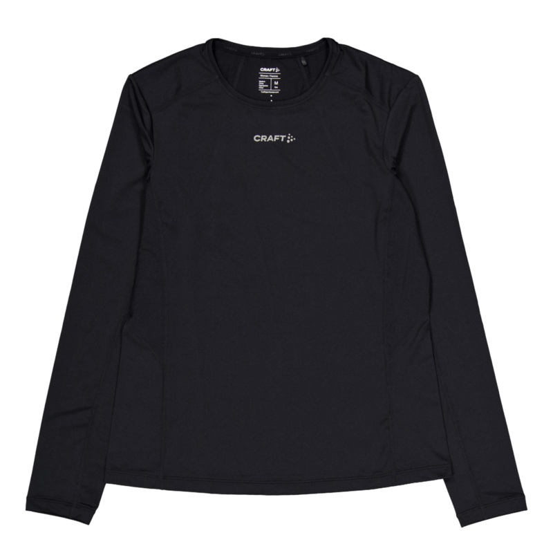 Adv Essence Ls Tee 2 W Black|XS|S|M|L|XL