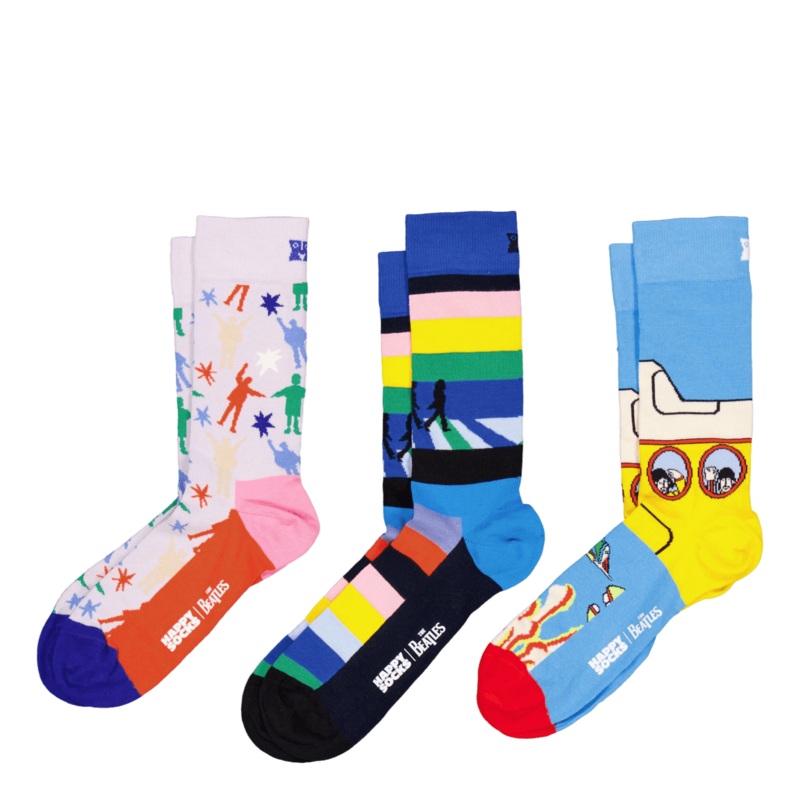Beatles 3-pack Socks Gift Set Turquoise