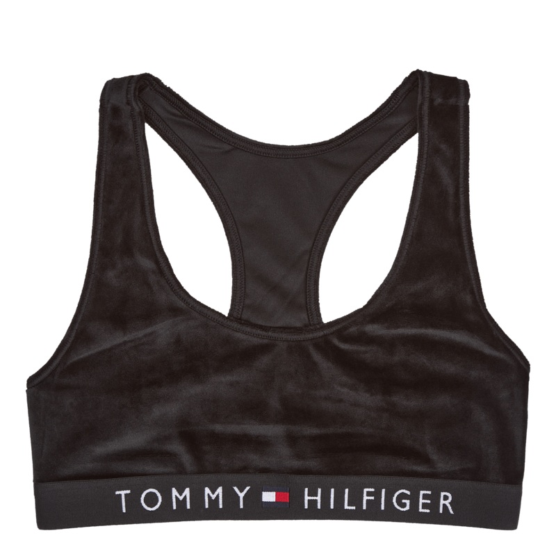 Unlined Bralette Velour Black|XS|S|M|L