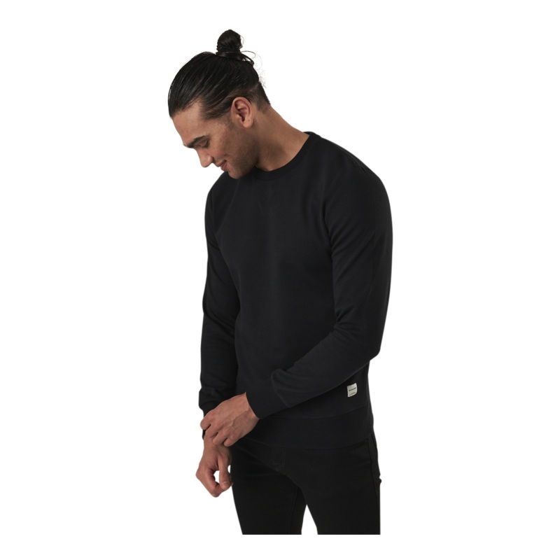 Basic Sweat Crew Neck Black|S|M|L|XL|XXL