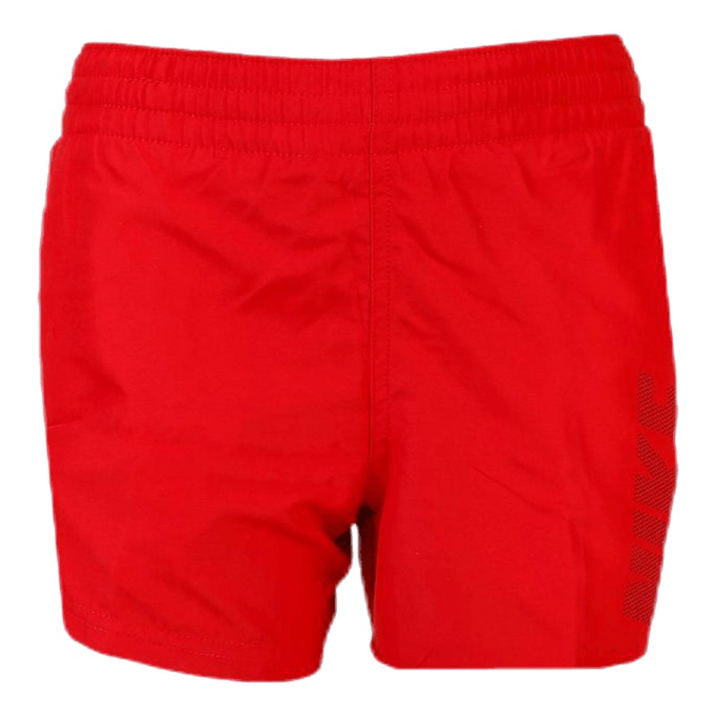 4 Volley Short Logo Solid Youth Red