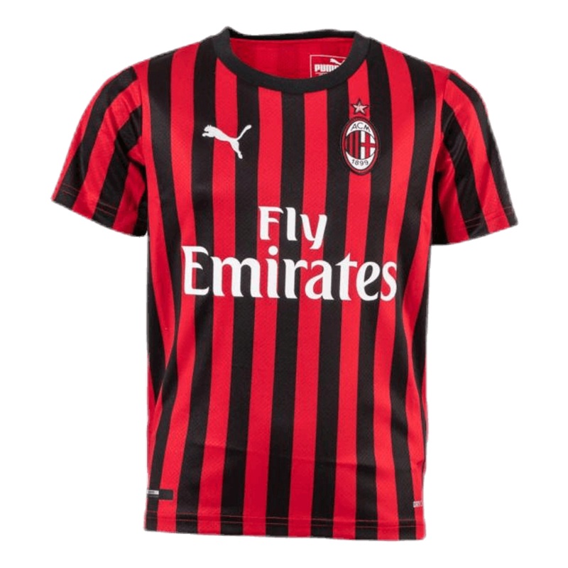 ACM Home Shirt Replica SS Kids With Logo Black/Red