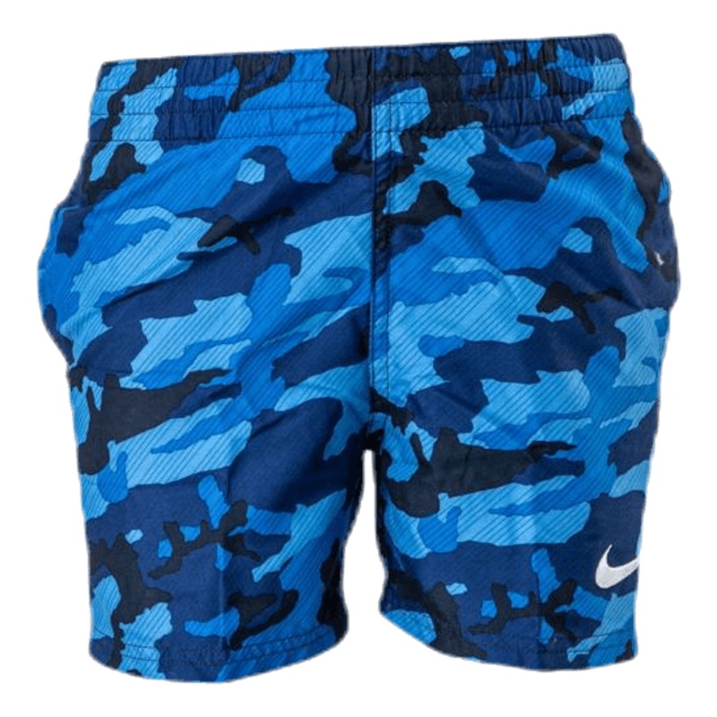 4 Volly Short Camo Junior Blue