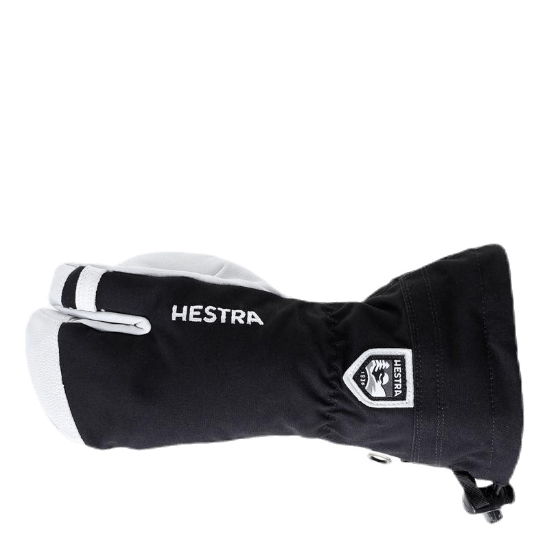 Army Leather Heli Ski 3-Finger Junior Black