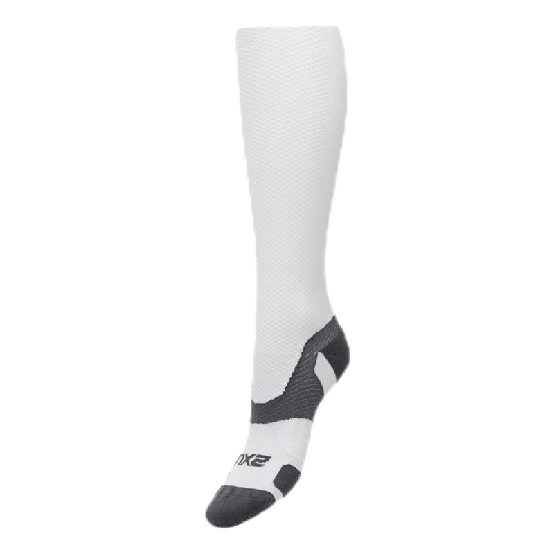 VECTR Light Cushion Sock White/Grey