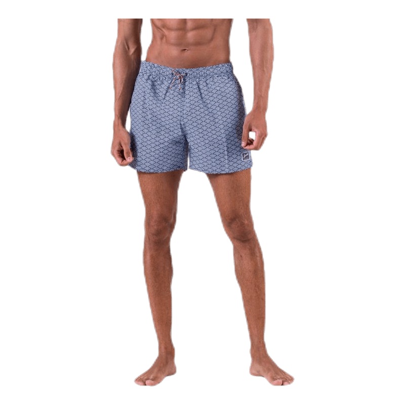 Vintage Printed 14 Watershorts Blue/White