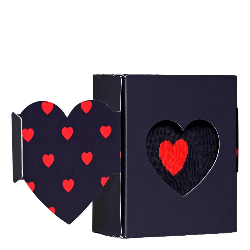 1-pack Heart Sock Gift Set Navy