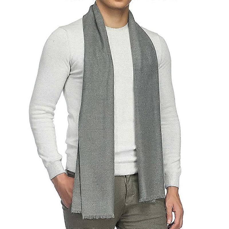 Cold Weather Scarves Thick Cashmere Scarf for Men style 2 | Fruugo SG