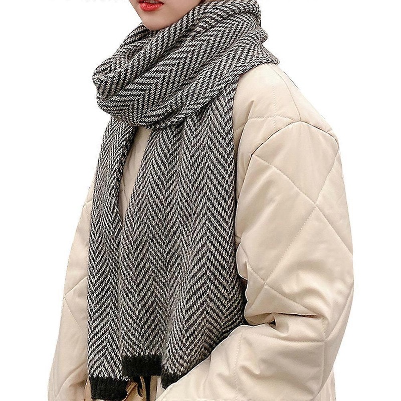 Men’s winter scarf, soft knitted scarf | Fruugo SG