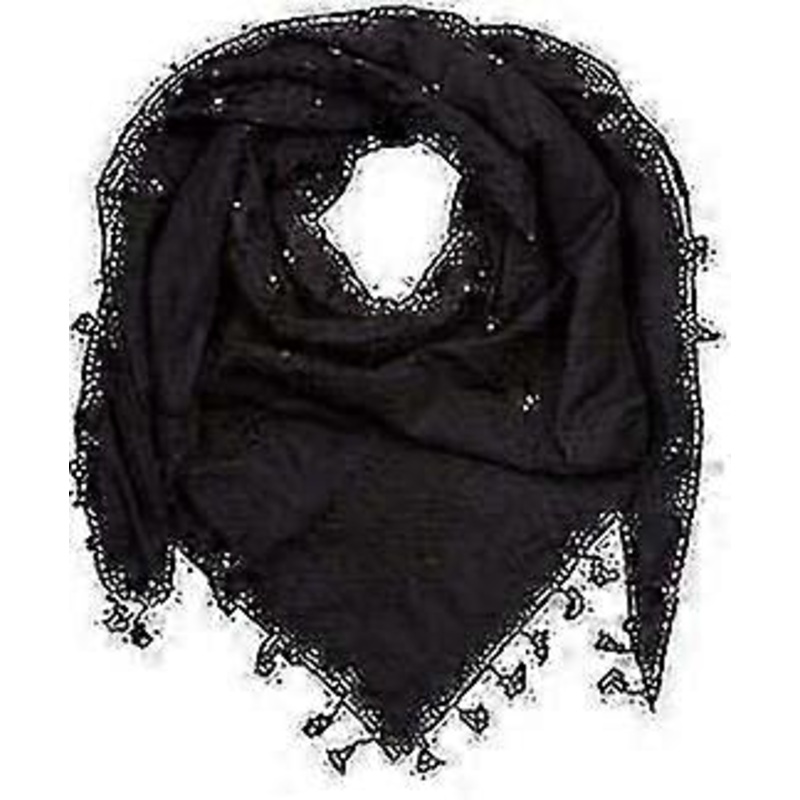 Palestine Scarf Keffiyeh Arafat Hatta with Tassels Shemagh Arab Houndstooth Pattern Shawl | Fruugo SG