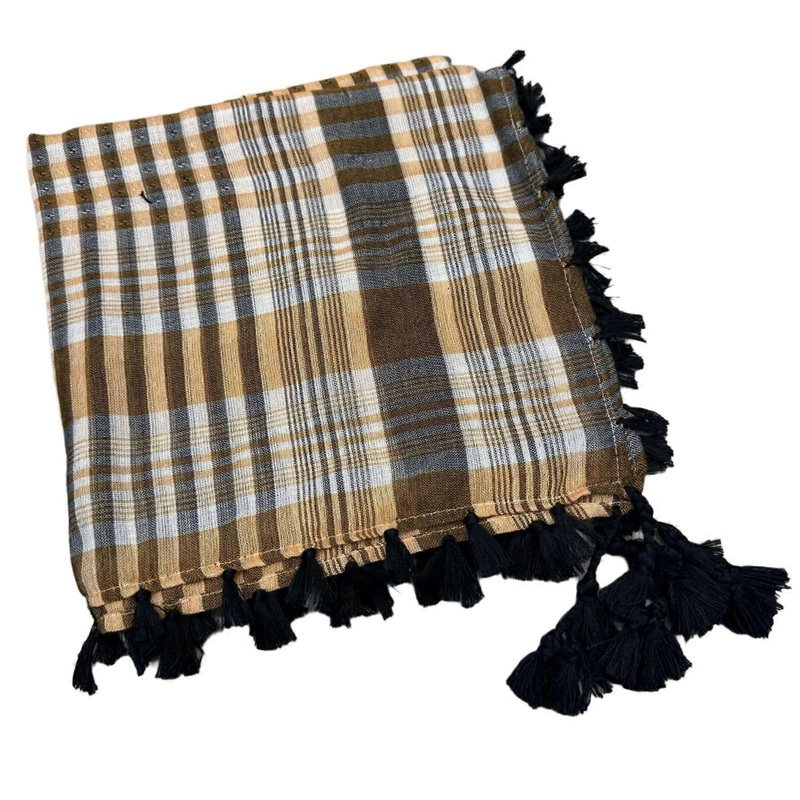 Thickening Warm Scarf Breathable Tassels Scarves Luxurious Lattice Neckerchief for Hiking Camping and Everyday Commutes | Fruugo SG