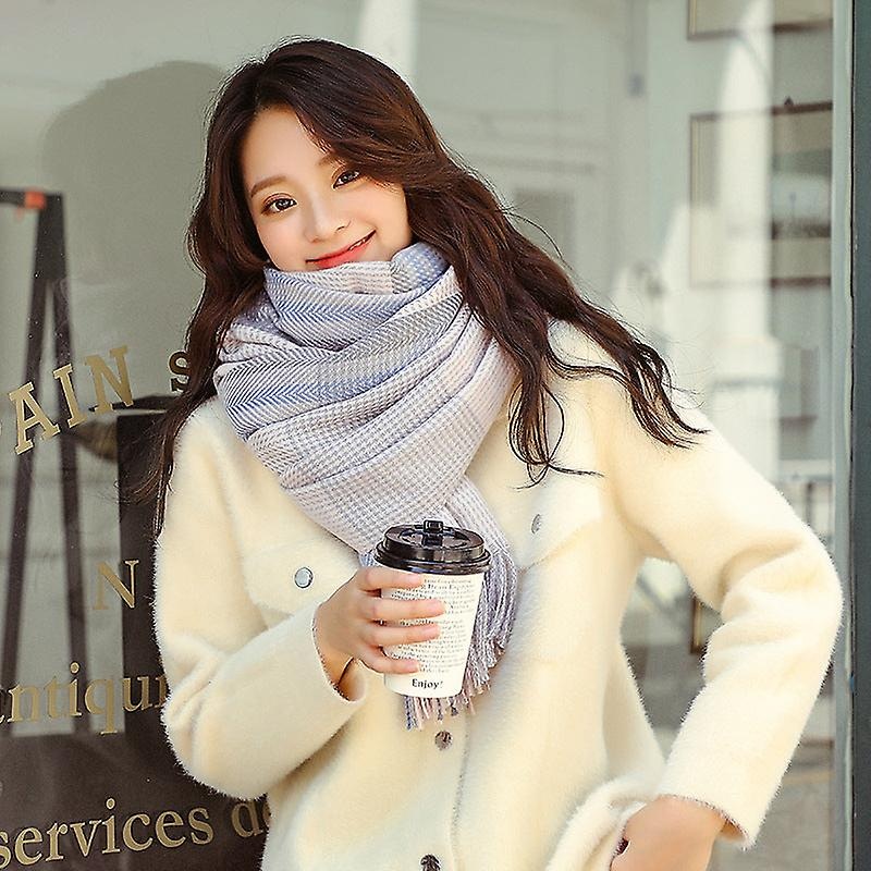2023 Artificial Cashmere Scarf New Winter Shawl Scarf Women Thick Warm | Fruugo SG