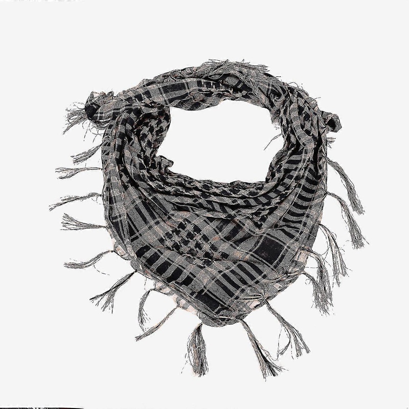 95*95cm Windproof Sarf Unisex Lightweight Plaid Tassel Arab Desert Scarf Wrap Pashmina | Fruugo SG