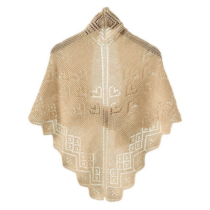 Elegant Triangular Neckerchief for Lady Girl Essential Accessory Air Conditioned Room Shoulder Draped Women’s Shawl  Camel | Fruugo SG