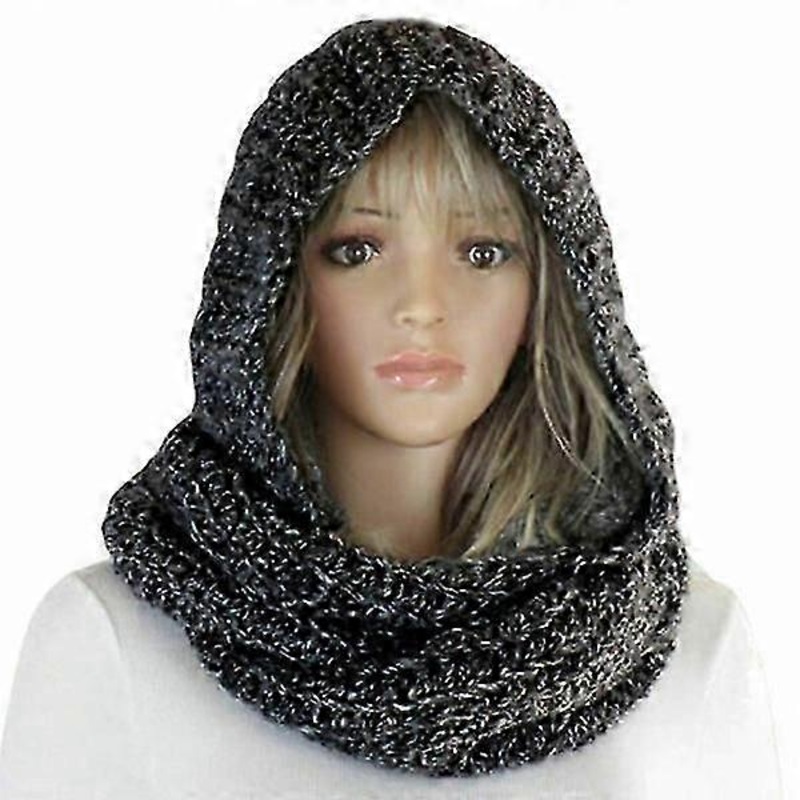 Fashion Hooded Scarf for Women & Girls – Winter Warm Thick Outdoor Wrap | Fruugo SG
