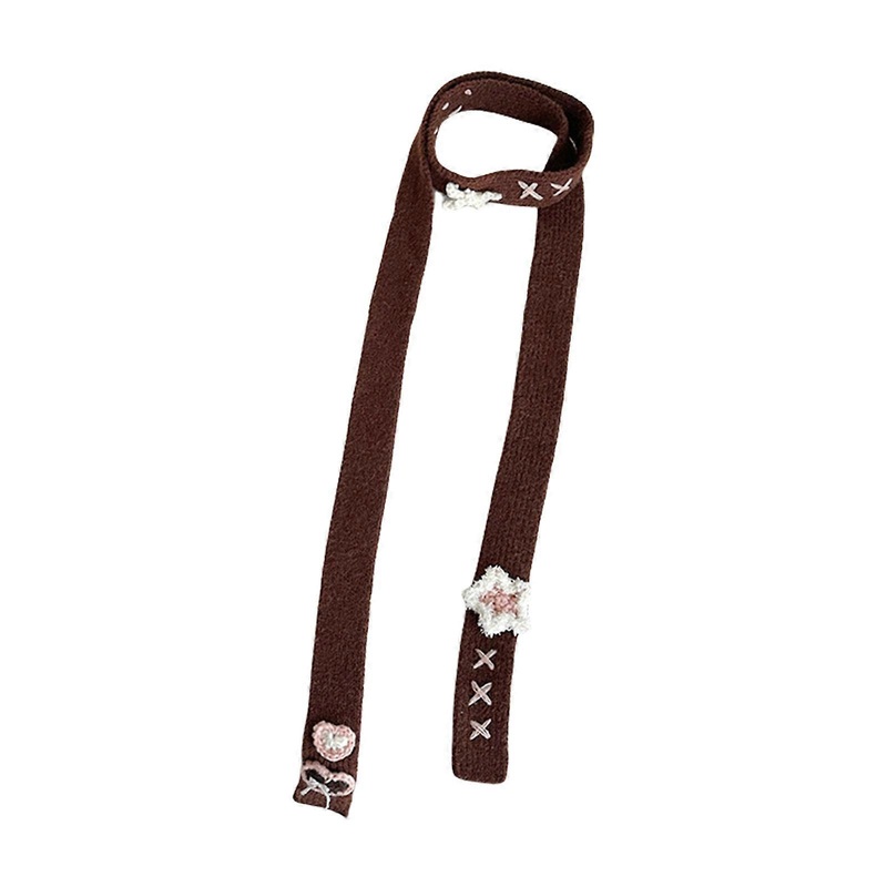 Knit Skinny Scarf For Women  Neckerchief Hangbag Handle Wrap for Women Handbag Wrap Handle Belt Choker  brown | Fruugo SG