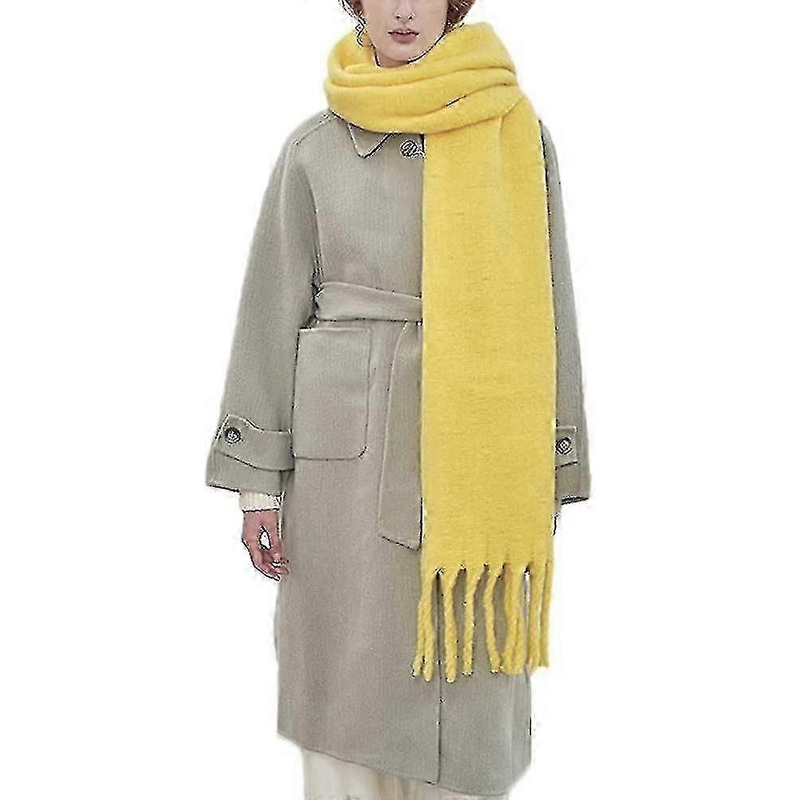 Large Chunky Scarf Colorful Cashmere Feel Oversized Scarves Blanket Soft Big Wool Shawl Thick Winter Warm Women – JA | Fruugo SG