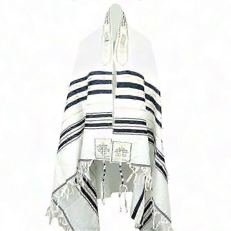 Messianic Jewish Tallit Prayer Shawl for Women & Men 108x180cm Israel Scarf | Fruugo SG