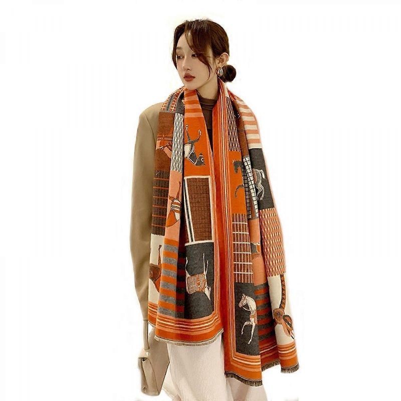 Scarfs for Women Pashmina Silky Shawl Wrap for Evening Dressing Blanket Open Front Poncho CapeOrange | Fruugo SG