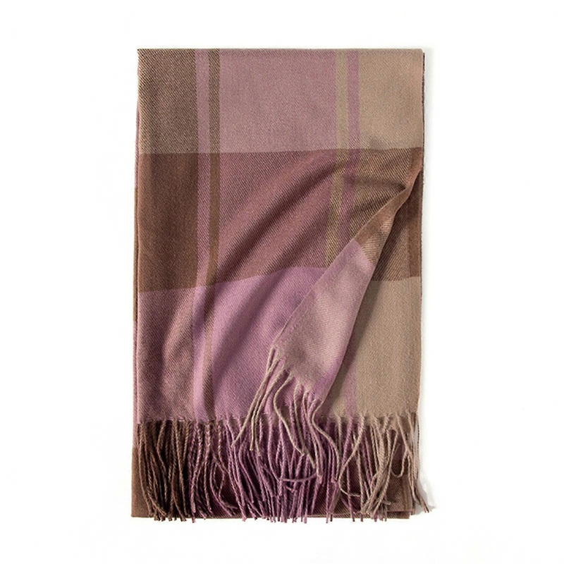 Scarfs for Women Winter Warm Scarf Classical Plaid Tassel Edge Oversized Soft Scarves Large Knitted Wrap Shawl  purple powder | Fruugo SG