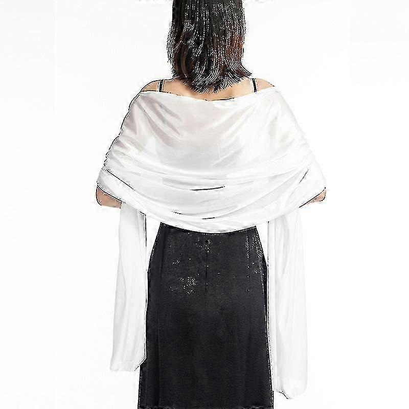 Shawls Dresses Evening Party Wrap Wedding Satin Pure Color Cape Shrugs Boleros – JA | Fruugo SG