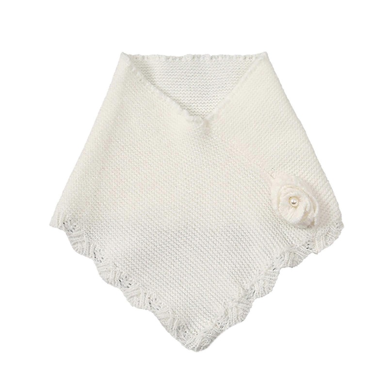 Women Knit Waves Edge Turtleneck False Collar Elegant Flower Detachable Turtleneck Scarf Pullover Triangular Scarf Wrap  White | Fruugo SG