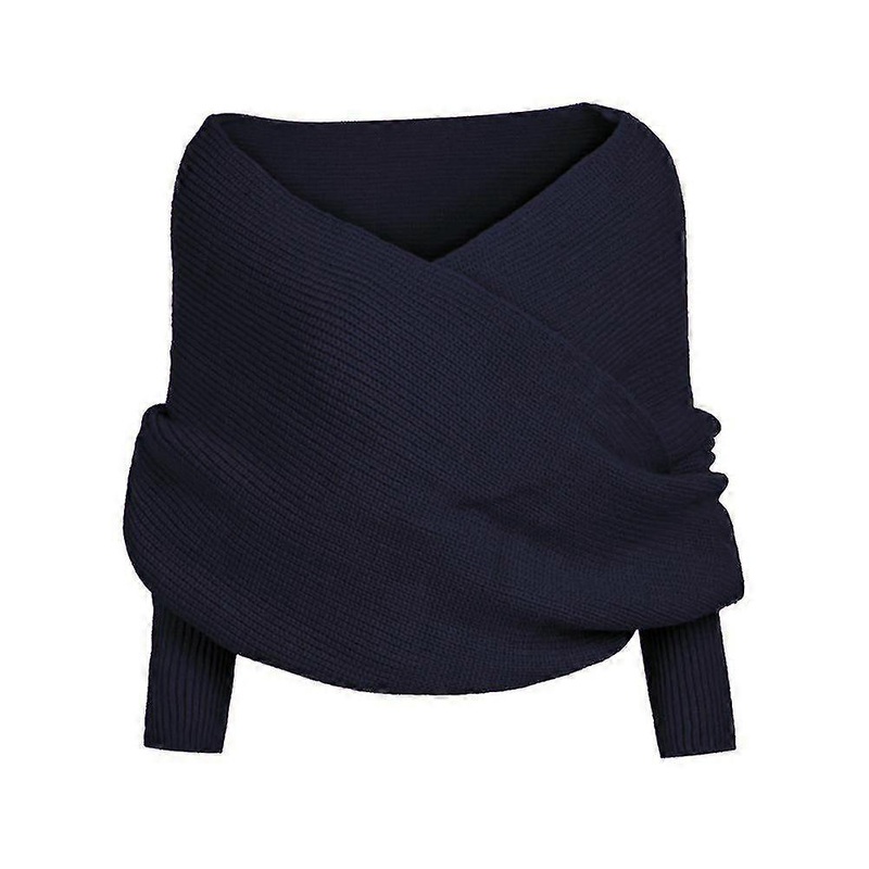 Women Scarf Cape Shawl Winter Fashion Unisex Warm Crochet Knitted Wrap Shawl Cape With Sleeves | Fruugo SG